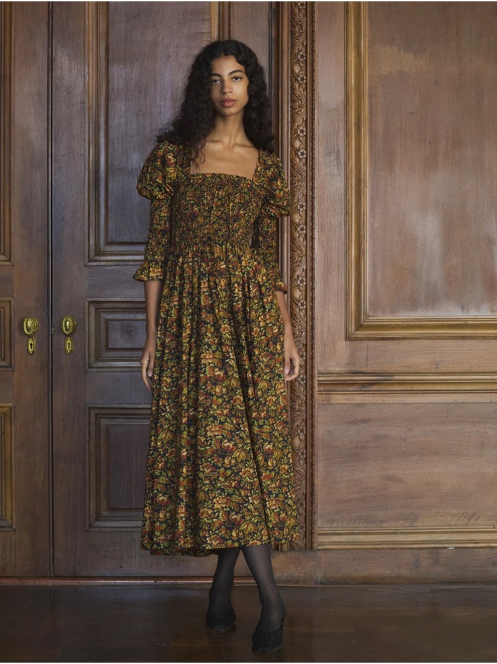 Dôen Bijou Dress Noir Rêve des Jardins